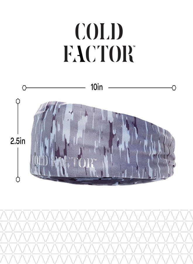 COLD FACTOR Cooling Headband for Women and Men - UPF 50+ Advanced Evaporative Comfort, Instant Cooling Sweatband for Outdoor Sports, Fitness, Yoga, Hiking, Running, and Workout - 3 Pack (Camo) - Image 2